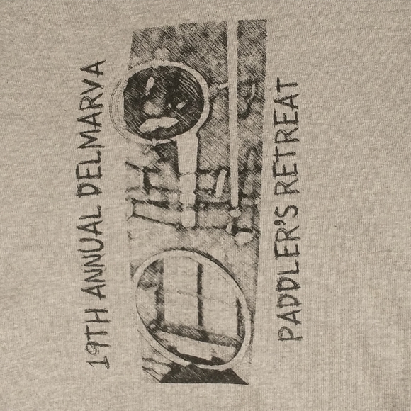 Vintage Champion Reverse Weave Hoodie Sweatshirt XL Paddlers Retreat Gray Heathe - Picture 2 of 7